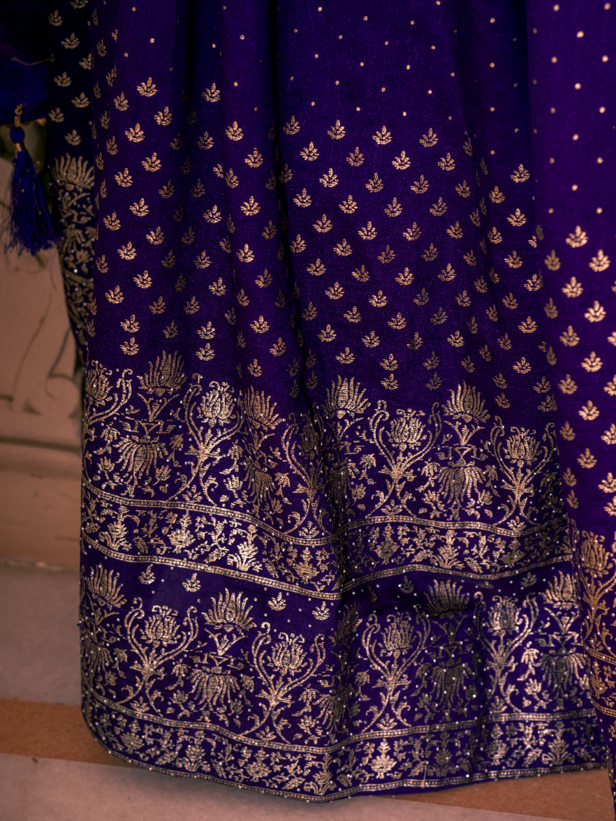 Purple Lehenga Choli Set