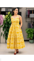 Sunshine Floral Midi Dress