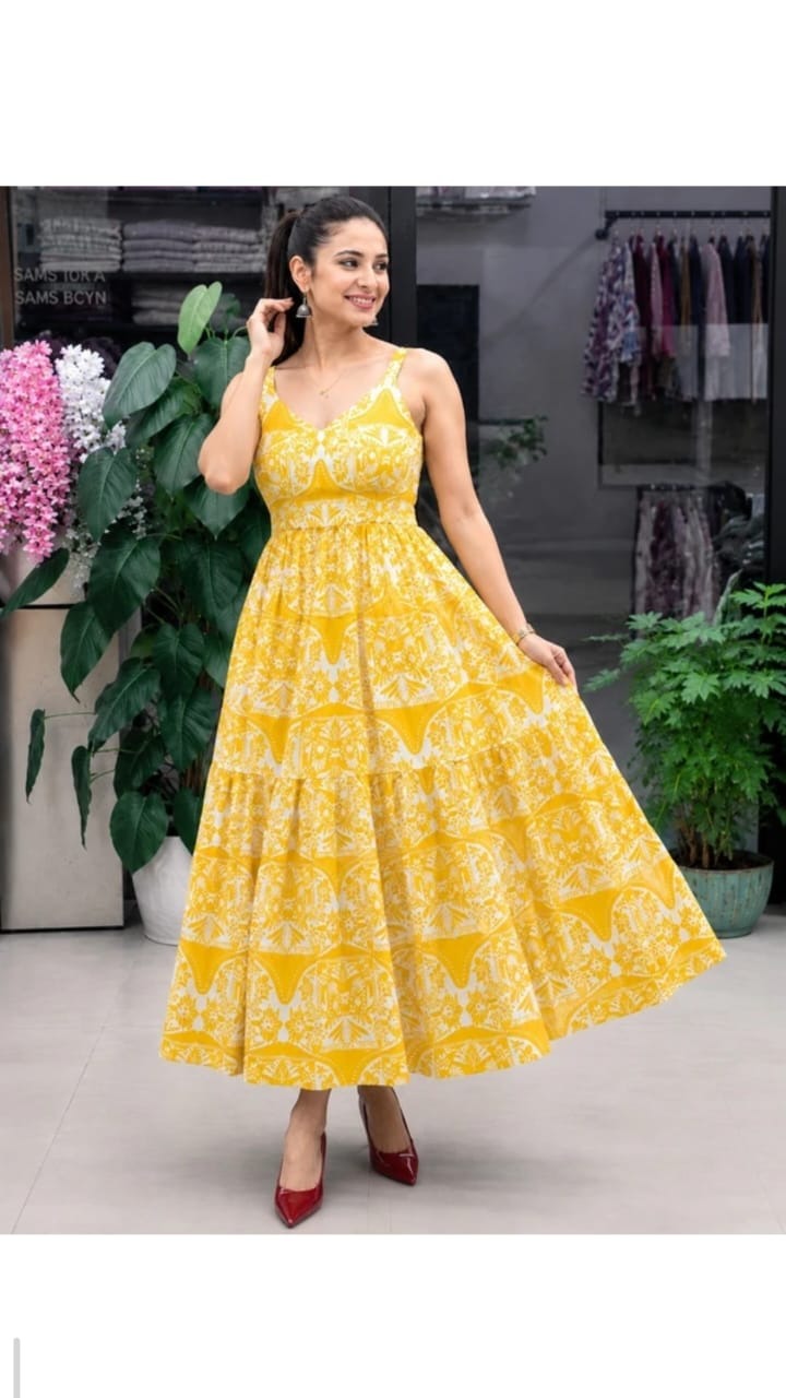 Sunshine Floral Midi Dress